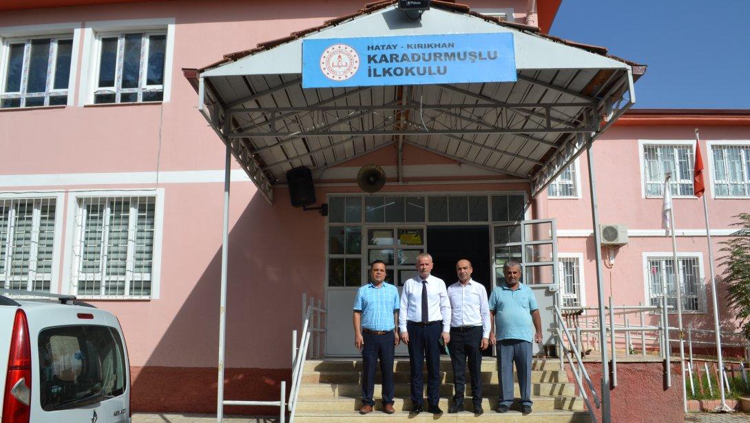 İlçe Milli Eğitim Müdürümüz Sayın Kemal CEYLAN'ın Karadurmuşlu İlkokulu ve Ortaokuluna Ziyareti.